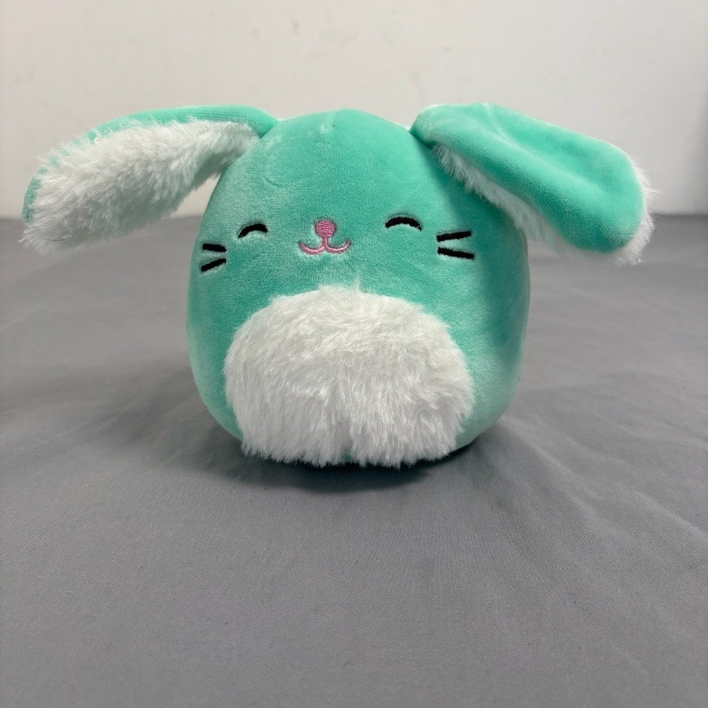 Squishmallows Sammy Bunny Green 5" Easter Stuffed Animal Kellytoy